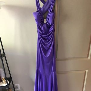 Purple formal dress